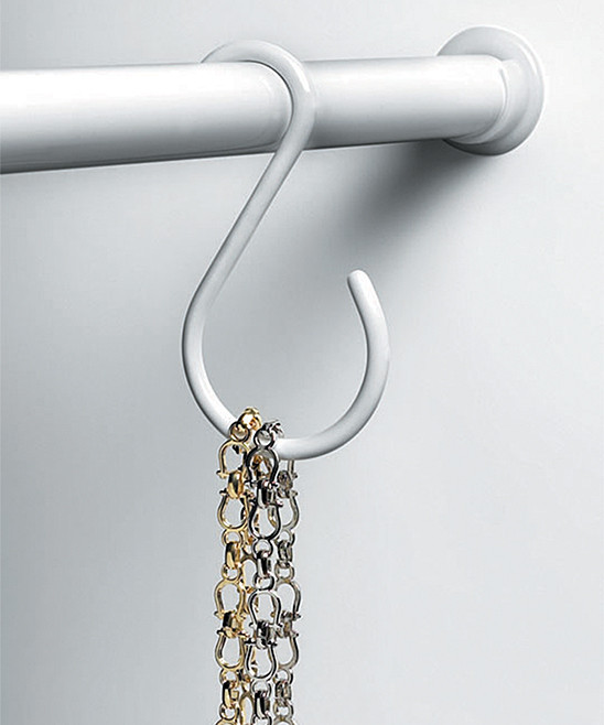 Spectrum Door Hooks - White Closet Rod Hook | Zulily