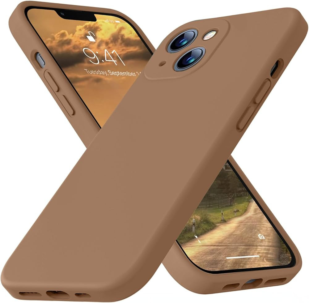 Ktele Compatible with iPhone 13 Case 6.1 inch Premium Liquid Silicone [Soft Microfiber Lining Ant... | Amazon (US)