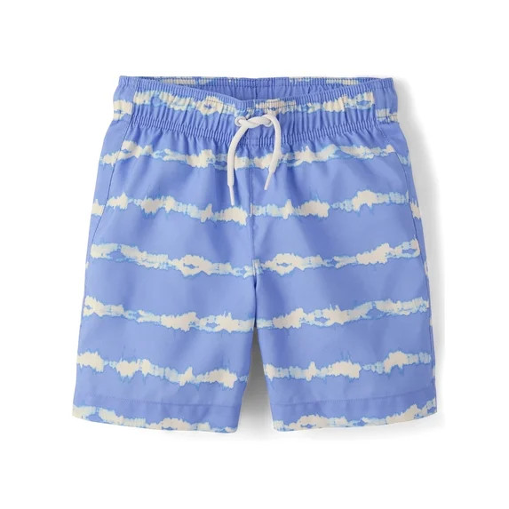 The Children's Place Boys Allover Stripe Swim Trunks, Sizes XS-XXL | Walmart (US)