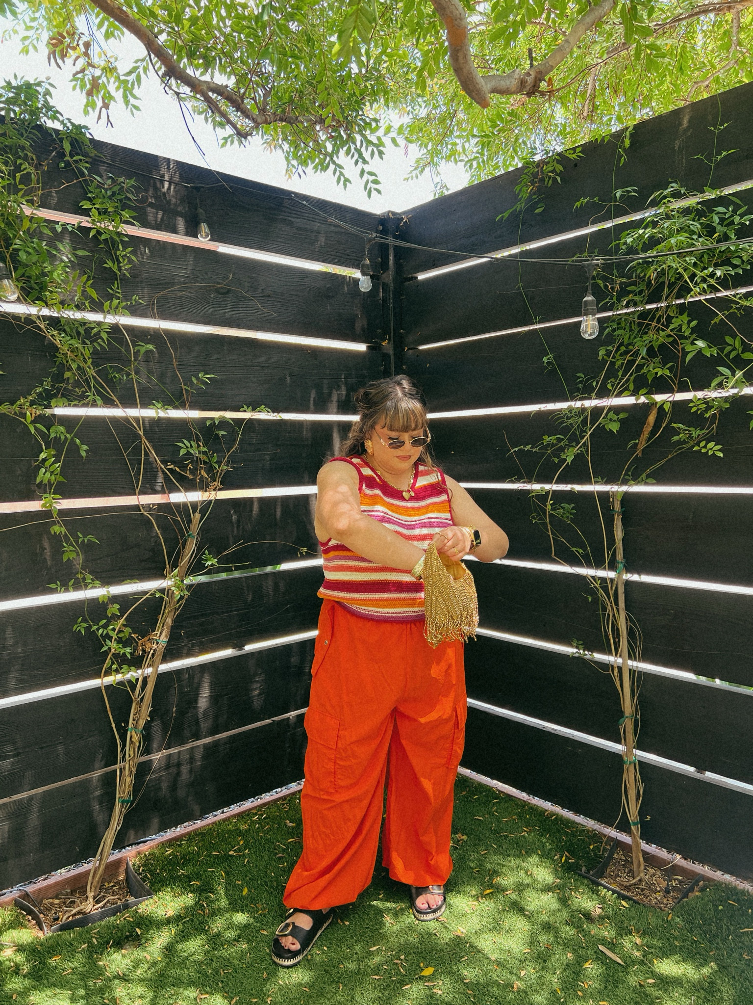 A little pink and orange combo, plus size, plus size fashion, summer fashion, summer style, crochet top, crochet, cargo pants, beaded bag

#LTKPlusSize #LTKFindsUnder50 #LTKMidsize