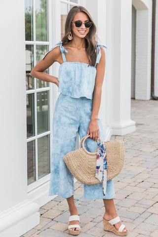 Ocean Memories Blue Two Piece Set | The Pink Lily Boutique