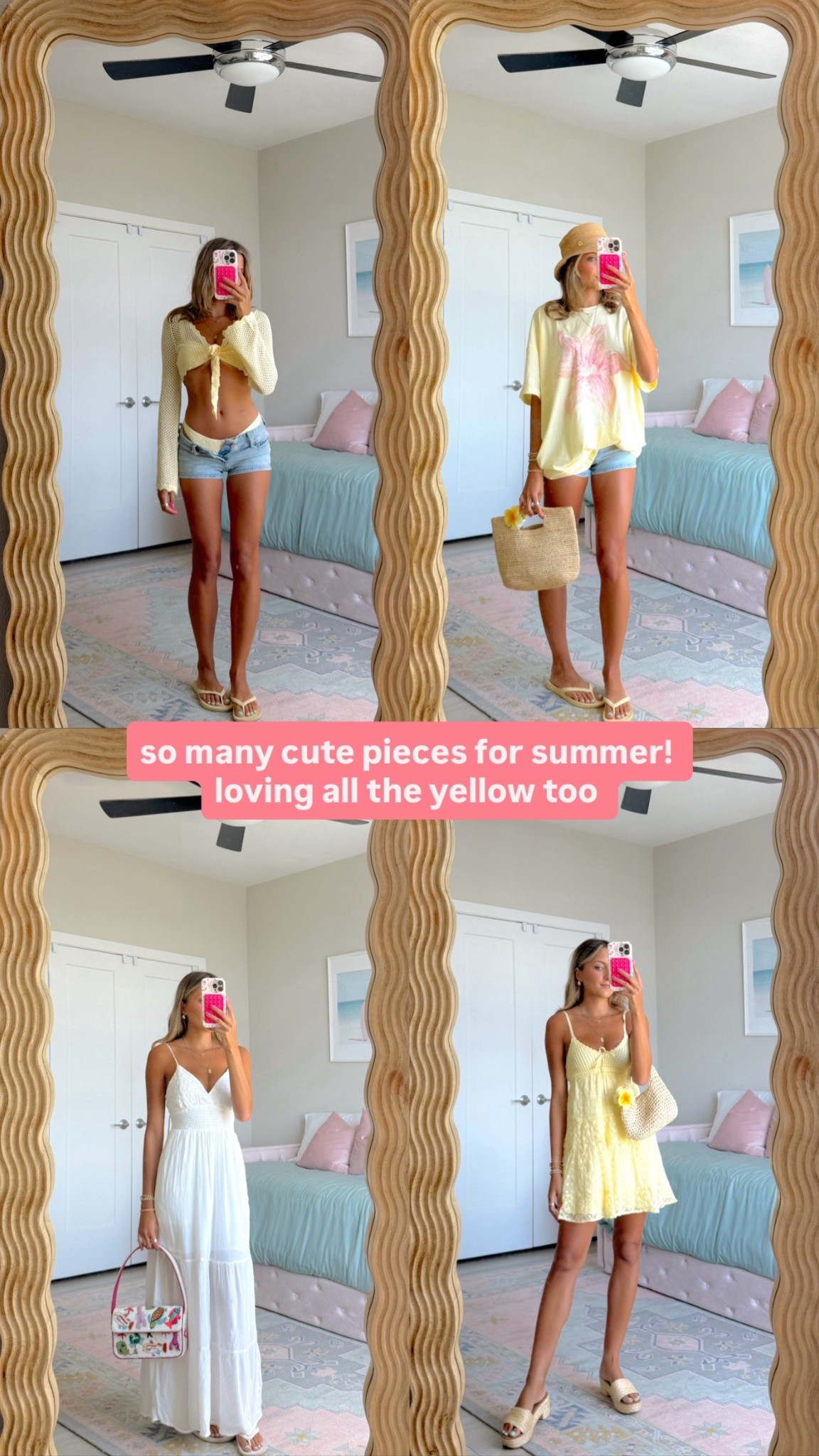 Hollister new arrivals for summer vacation outfit ideas 💕 wearing an XS in all dresses and tops! 30% off this weekend 

#LTKootd