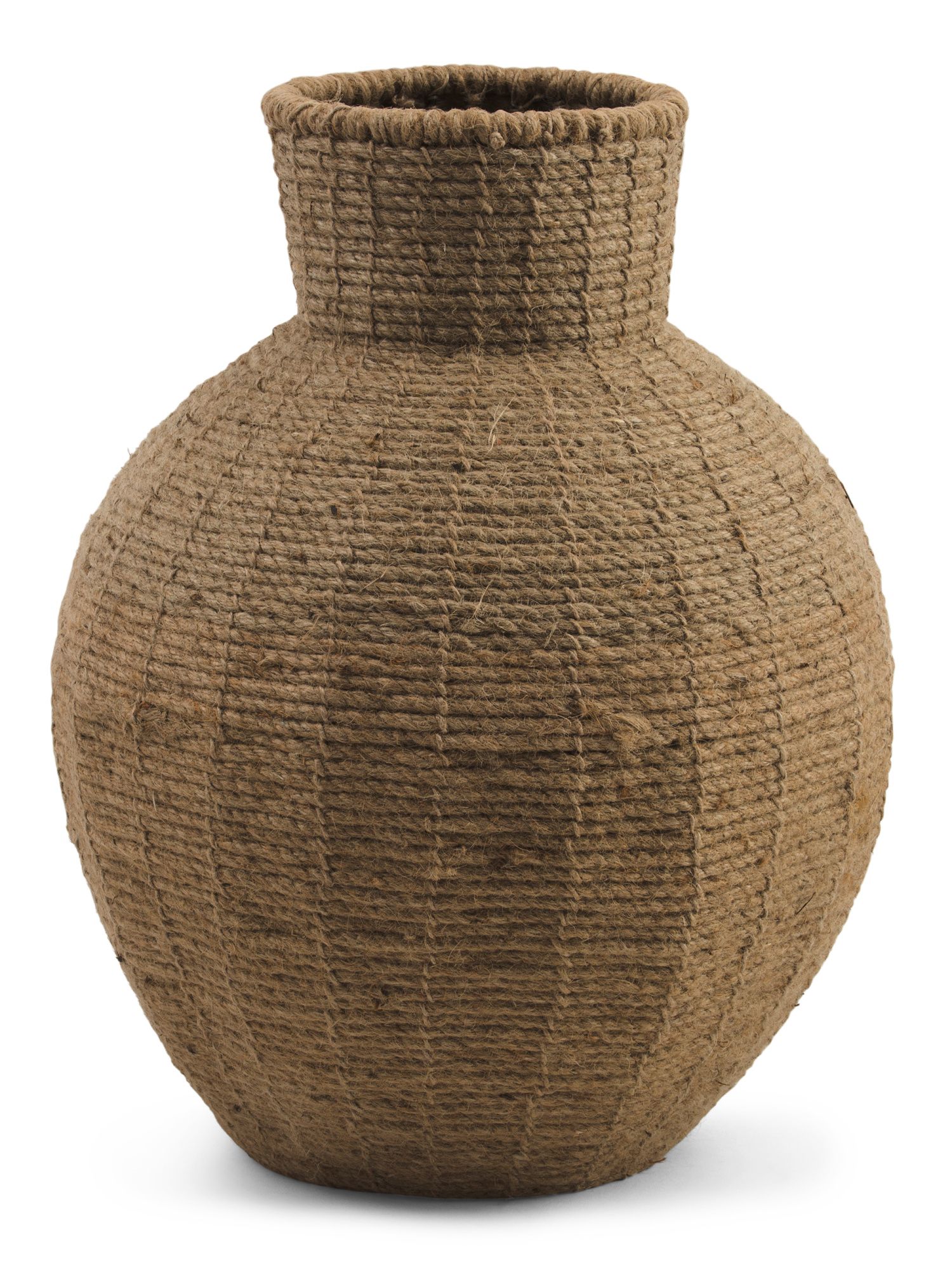 18in Vase With Jute Rope | TJ Maxx