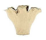 Plutus Brands Elegant Ceramic Gold Vase | Amazon (US)