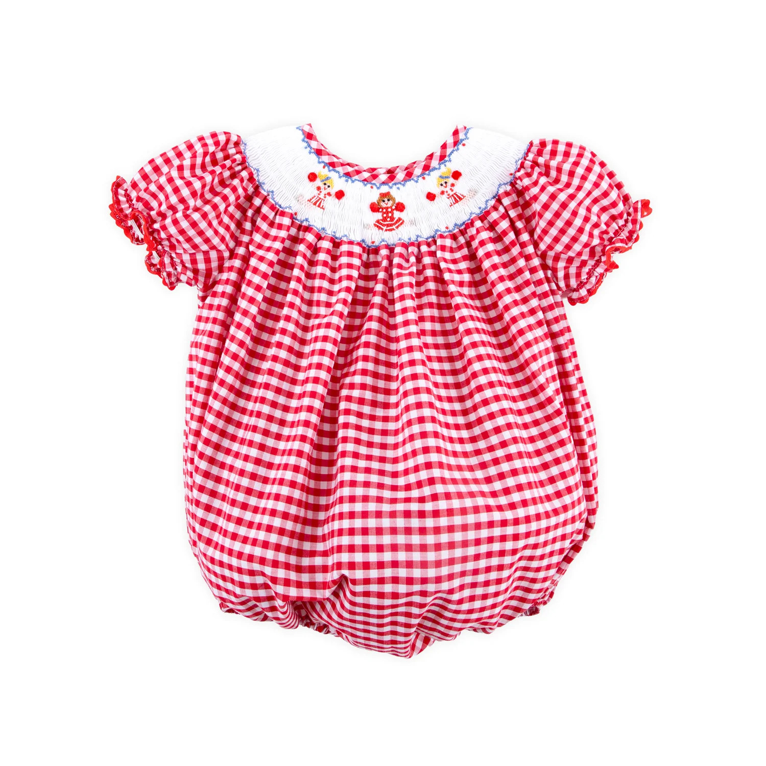 Live To Cheer Smocked Red Bubble | Classic Whimsy