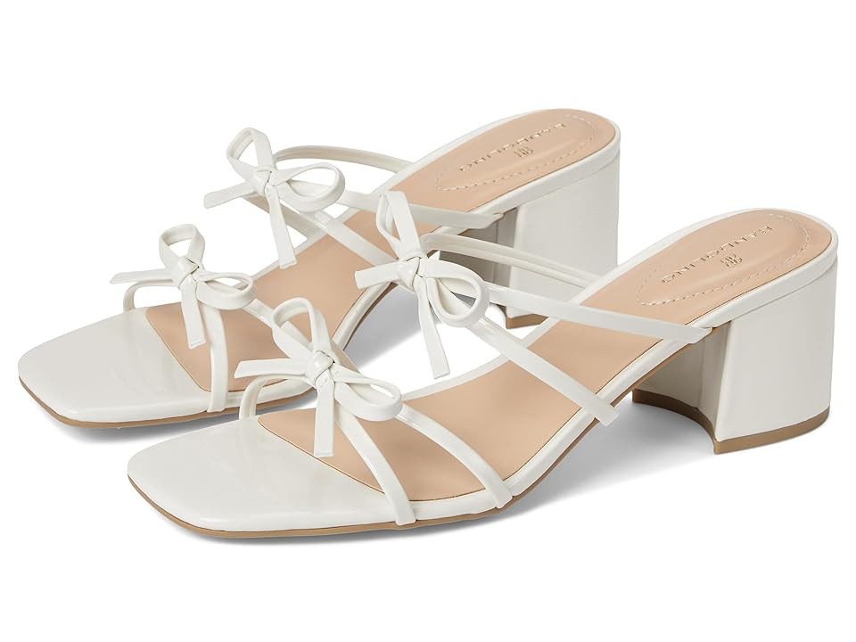 Bandolino Margil Women's Wedge Shoes Cream Patent : 6 M, Synthetic | Zappos