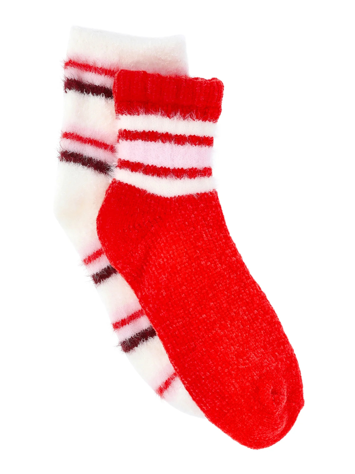 No Boundaries Cozy Socks, 2-Pack, Women's, Sizes 4-10 | Walmart (US)