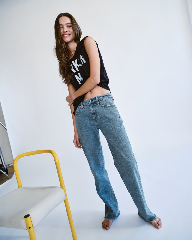 Low Rise Baggy Jean | Abercrombie & Fitch (US)