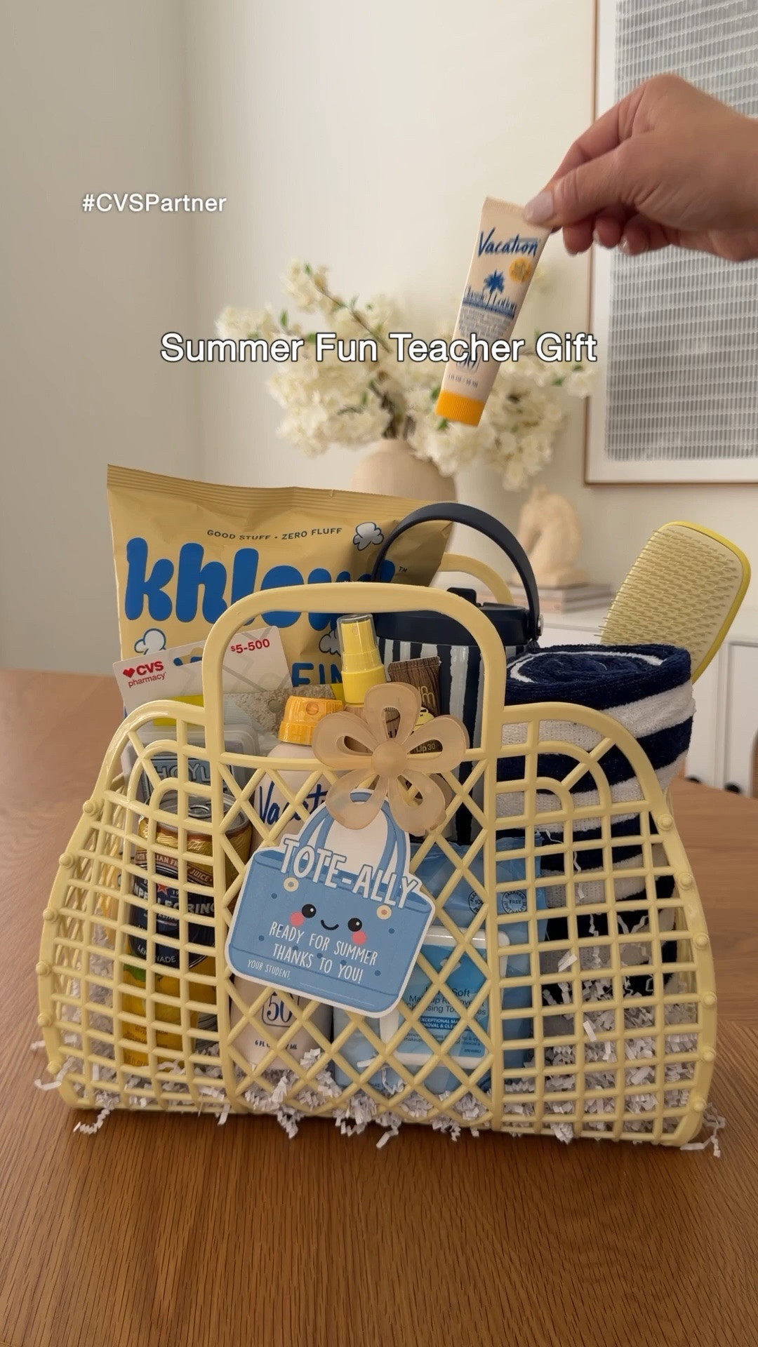 Our teachers deserve to feel celebrated after everything they’ve done this year. I love that I can run into @CVSPharmacy, grab a few fun finds, and turn them into a thoughtful end-of-year gift without making multiple stops. Cute, easy, and budget-friendly is always the goal. Comment GIFT for the links. #CVSPartner #TeacherGift 

#LTKvlog #LTKmomlife #LTKHome