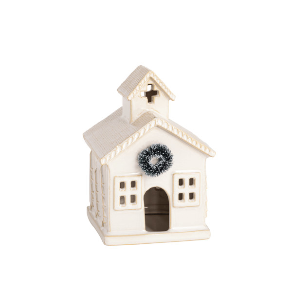 Small Ceramic Church Sitter | Mud Pie