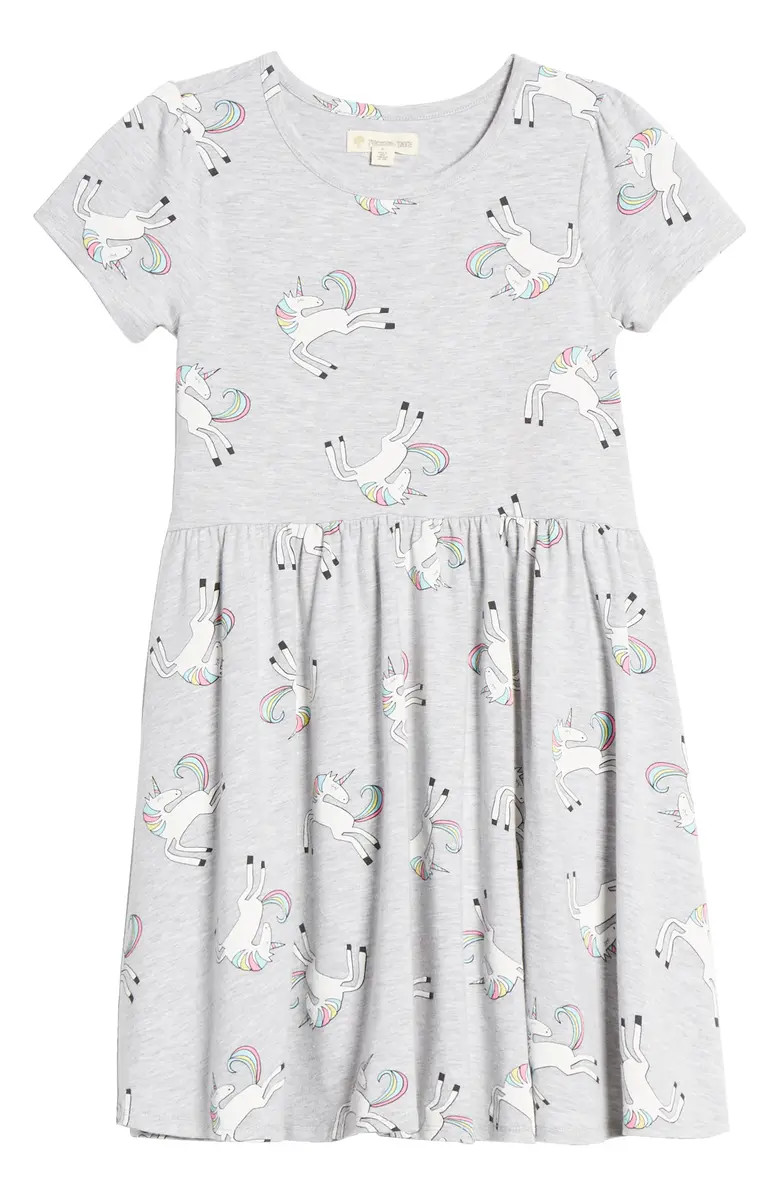 Print Short Sleeve Dress | Nordstrom