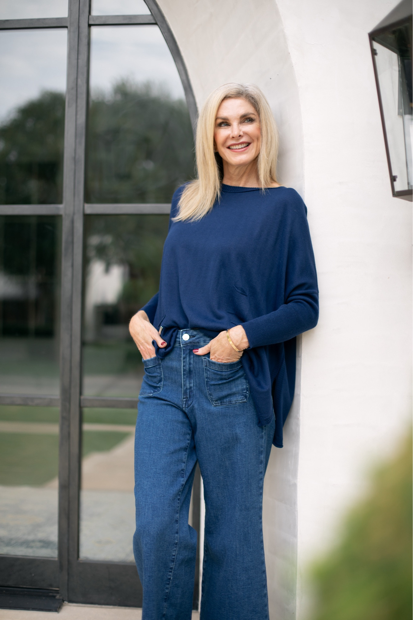 Love this sweater for an everyday fall look! Size S. Jeans fit TTS 

#LTKFindsUnder100 #LTKOver40 #LTKStyleTip