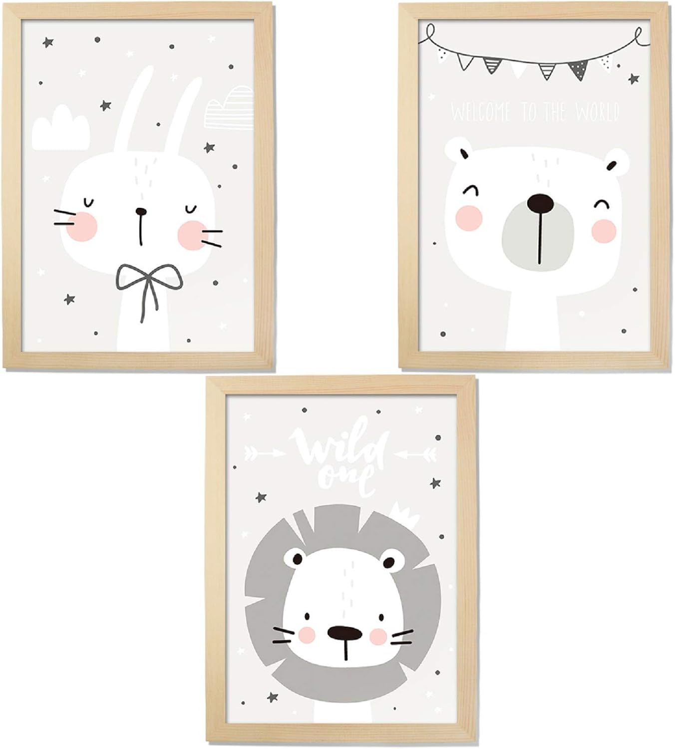 PONOSIR 8x10 Picture Frame Wooden 8x10 Print Poster Photo Frames for Wall Hanging/Desktop Display... | Amazon (US)