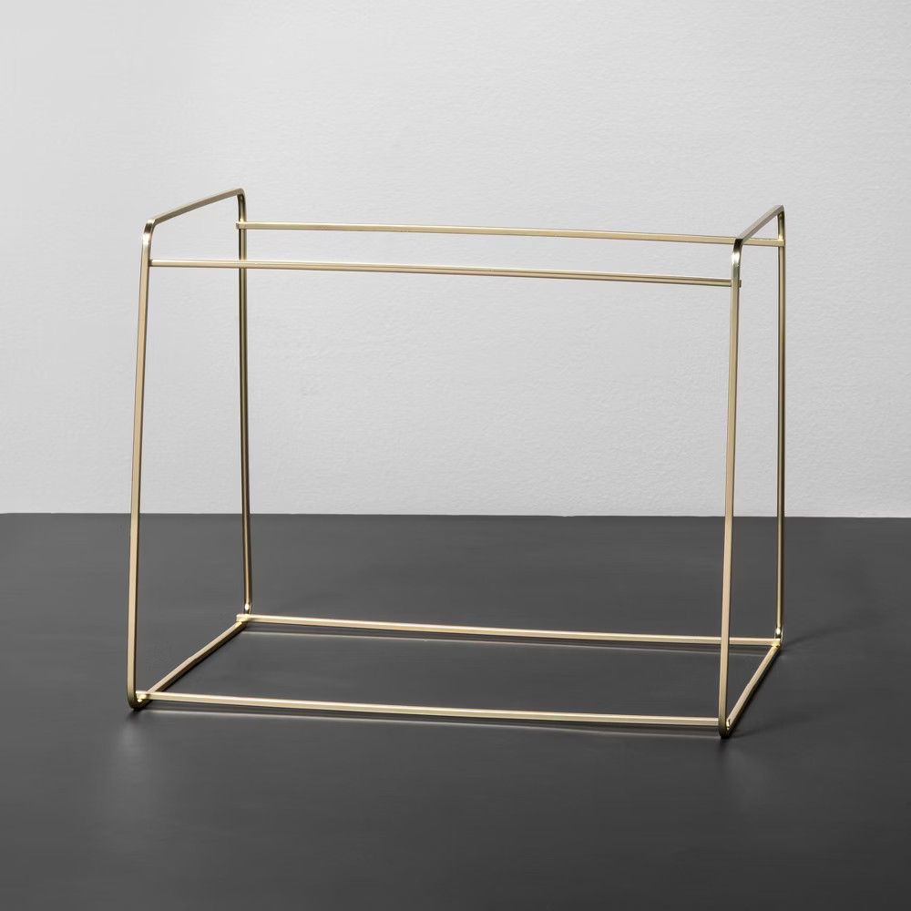 Metal Hanging File Holder - Gold - Hearth & Hand with Magnolia | Target