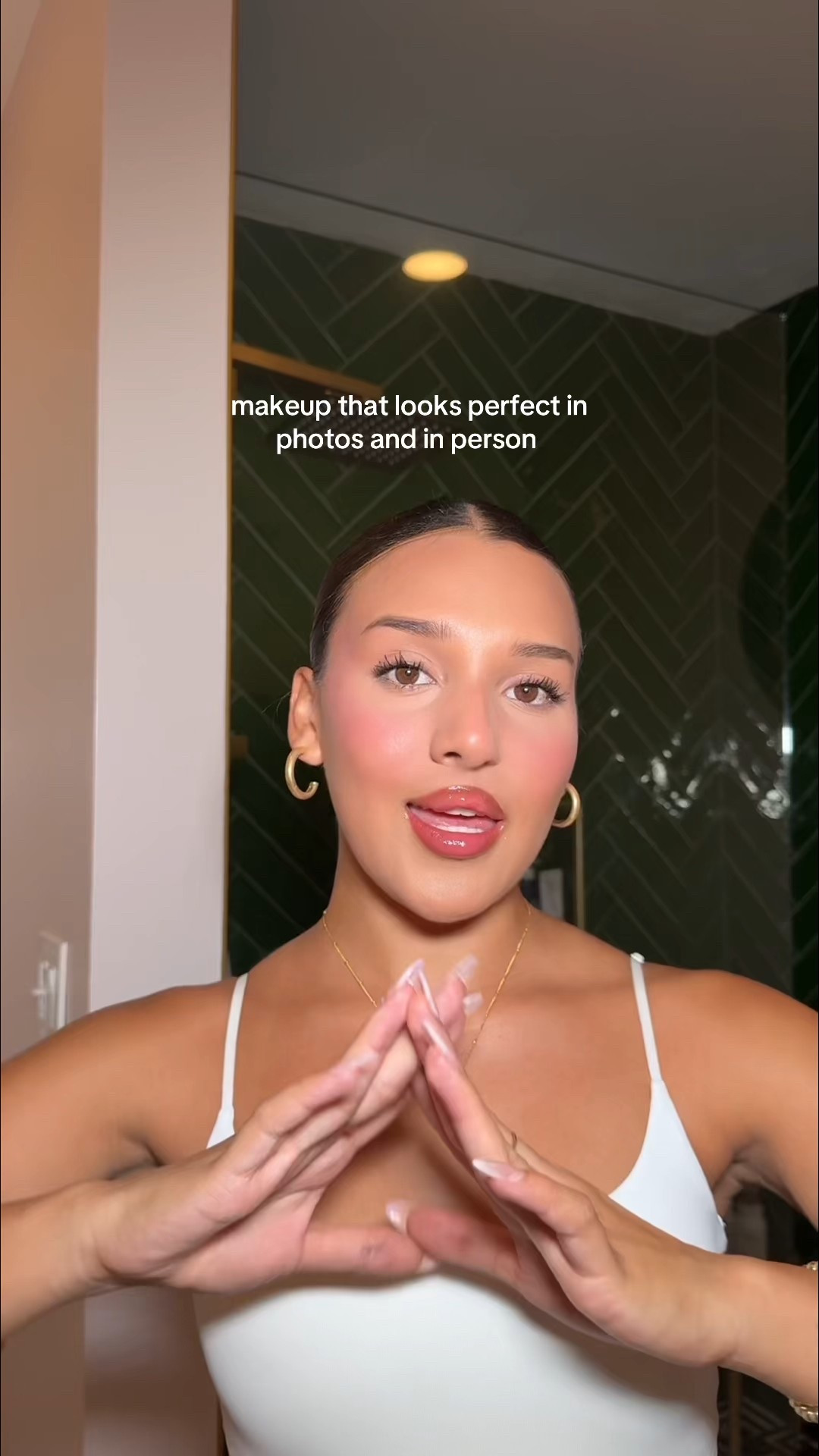 makeup that looks perfect in photos but also in person
No flashback. No cakey finish. Just that smooth, glowy, real-life filter kind of glam.
This routine is my go-to when I want my makeup to photograph perfectly but still look skin-like and fresh in person. It's all about the right products that blend seamlessly on camera and IRL. #makeuptutorial #makeup #foryoupage #softglam #makeupproducts

#LTKBeauty #LTKSaleAlert #LTKFindsUnder100