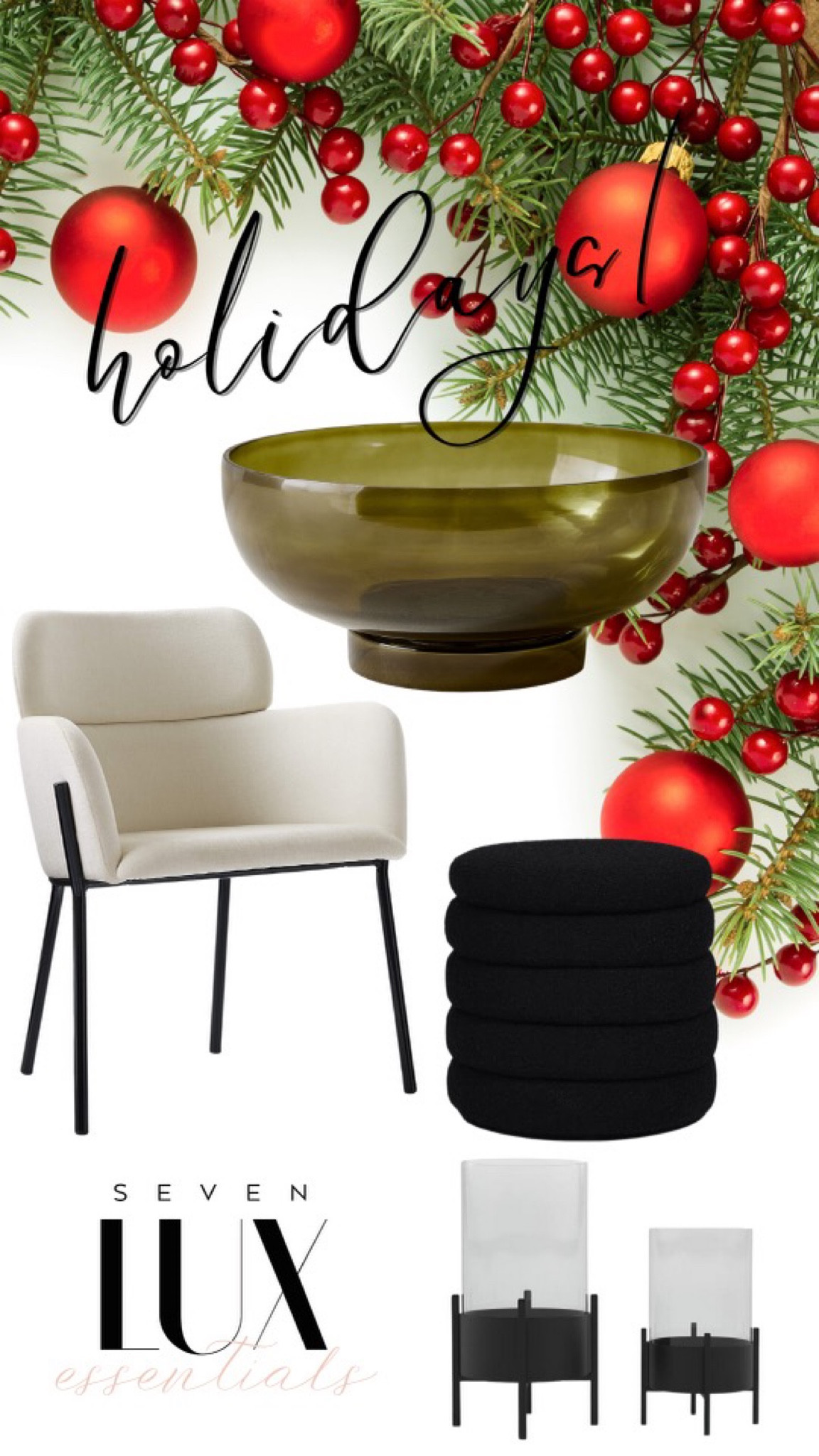 Elevate your holiday decor game with 
These holiday decor finds✨🎄 Unwrap the secrets to a stylish and festive home. #DesignInspiration #ChristmasDecorTips #FestiveInteriors

#LTKHoliday #LTKstyletip #LTKhome