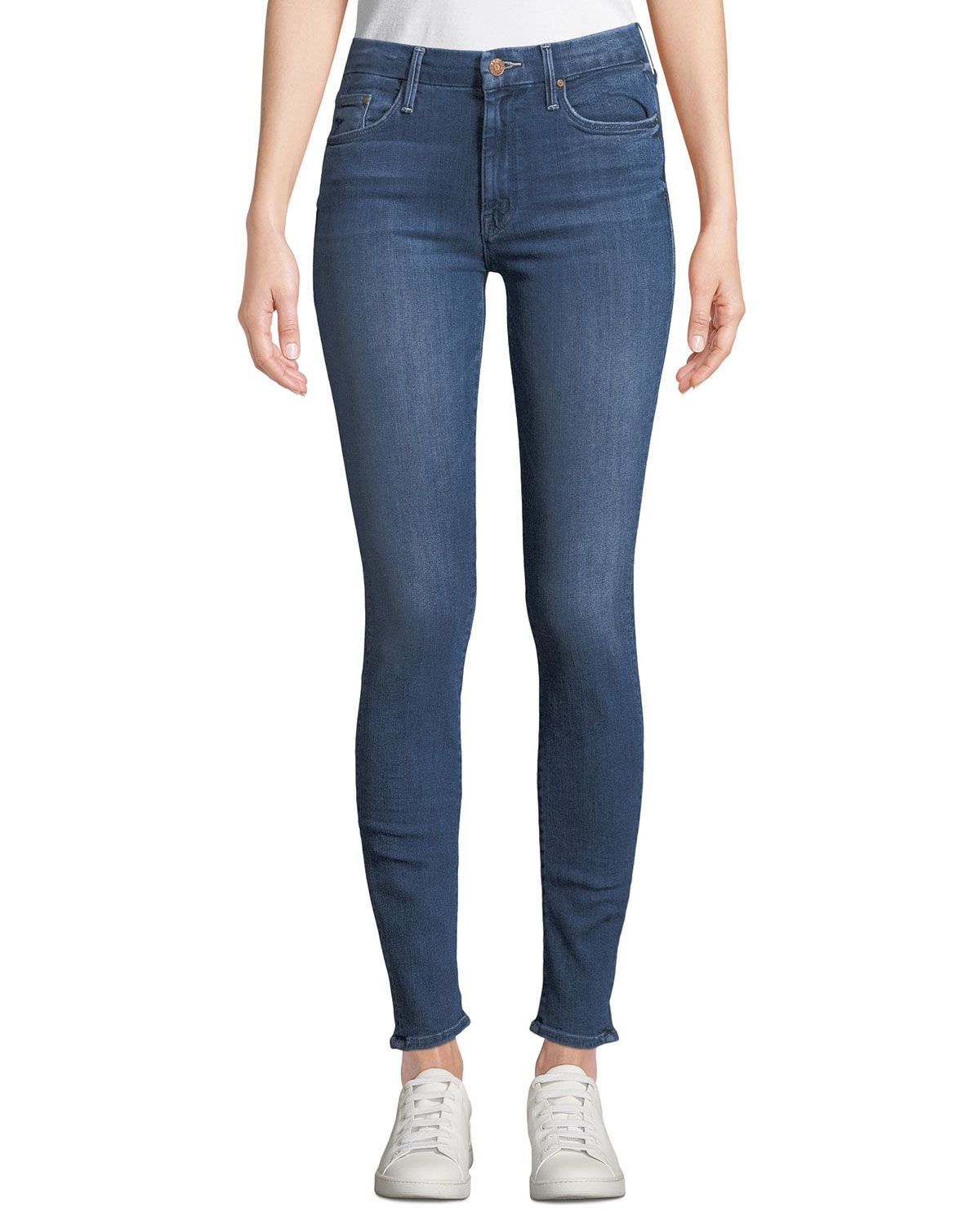 The Looker Mid-Rise Ankle Skinny Jeans | Neiman Marcus