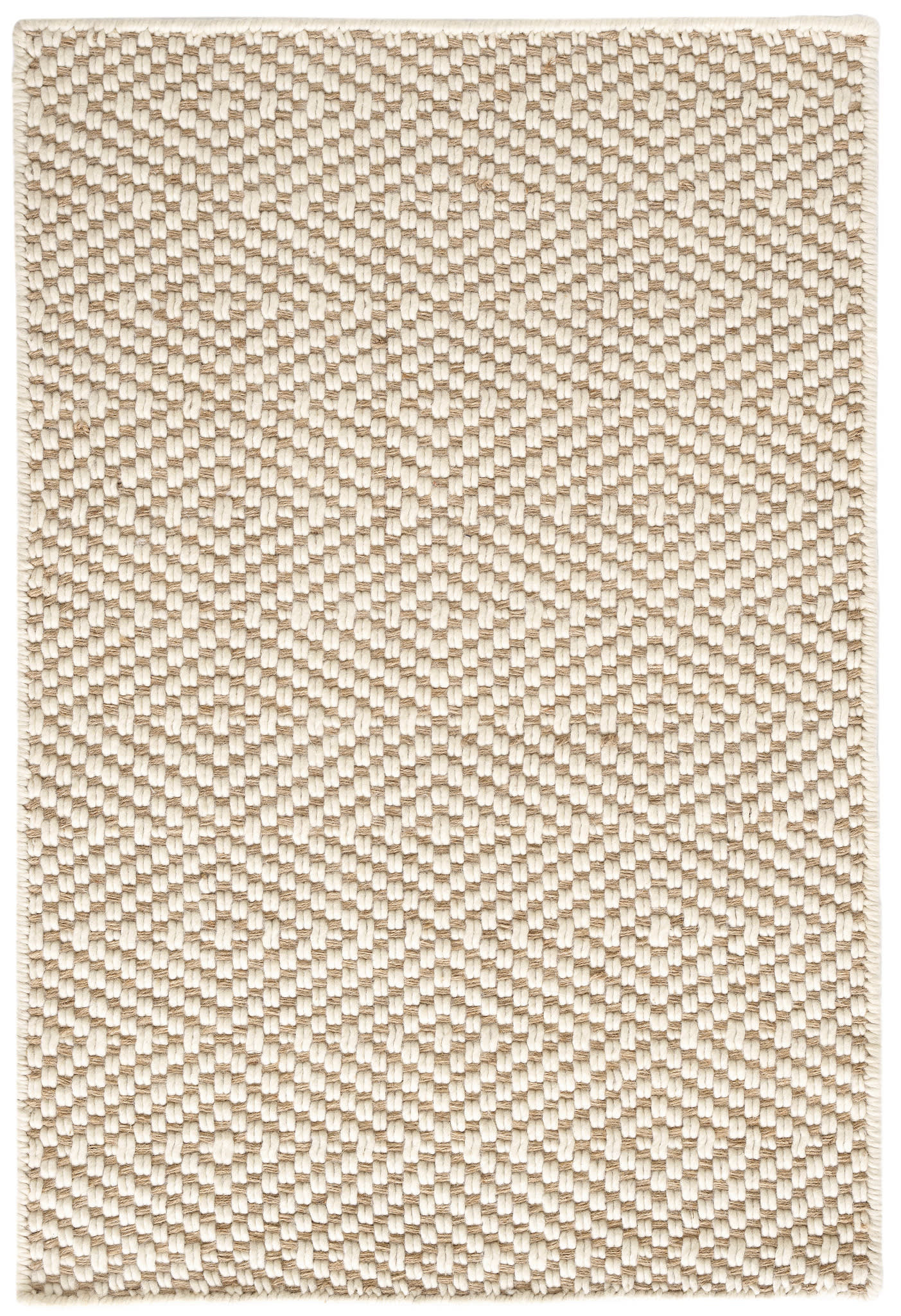 Neutral Cocchi Handwoven Wool 9' 6"" x 13' 6"" rug | Rugs USA
