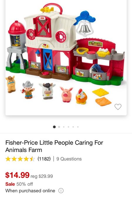 Little People Farm on sale for $15!!! run!!!! Just ordered H one from Santa! 

#LTKkids #LTKsalealert #LTKHoliday