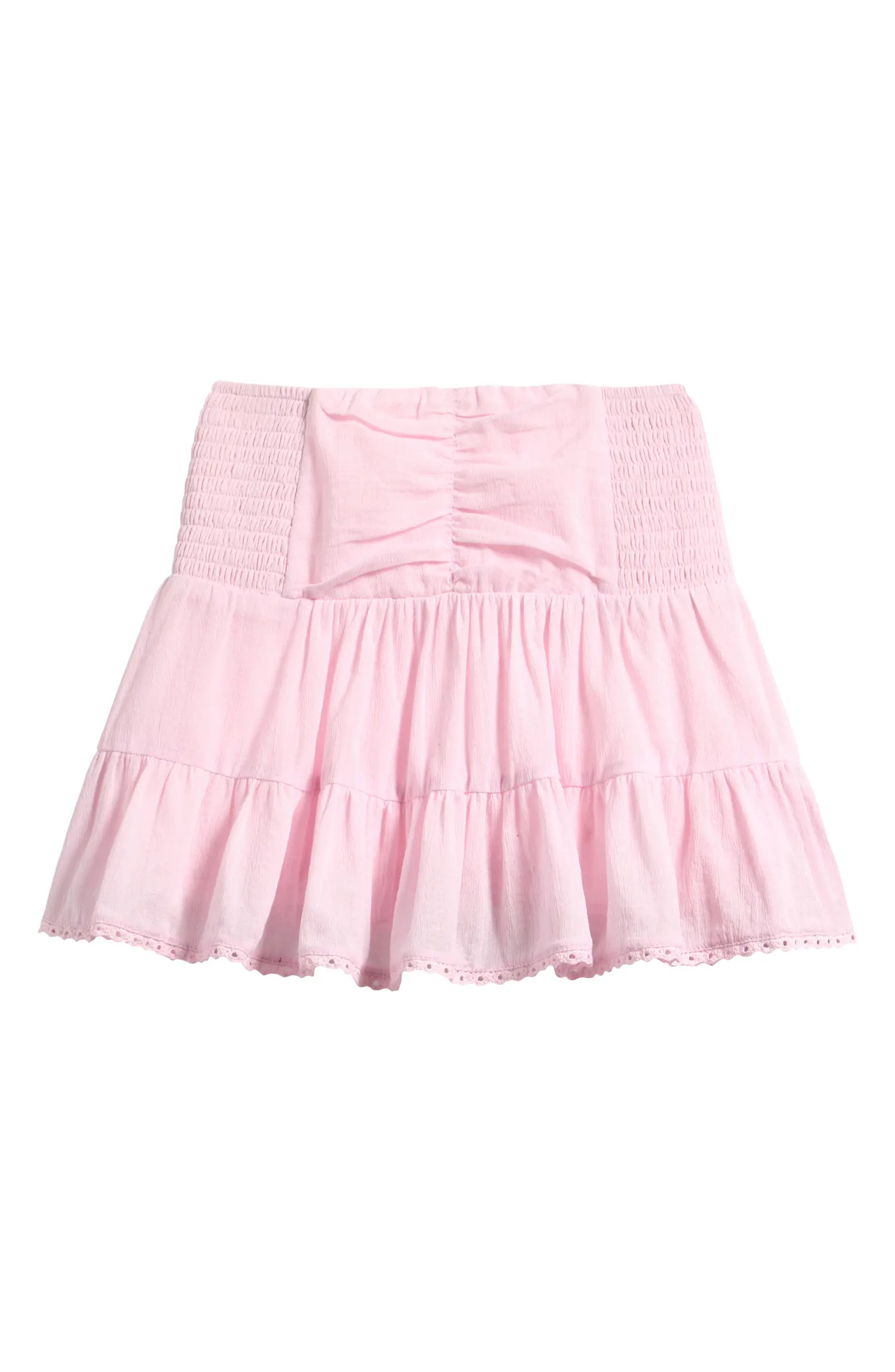 Kids' Smocked Waist Cotton Peasant Skirt | Nordstrom