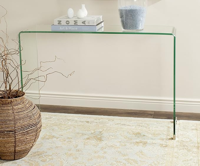 Safavieh Home Collection Ambler Clear Console Table | Amazon (US)