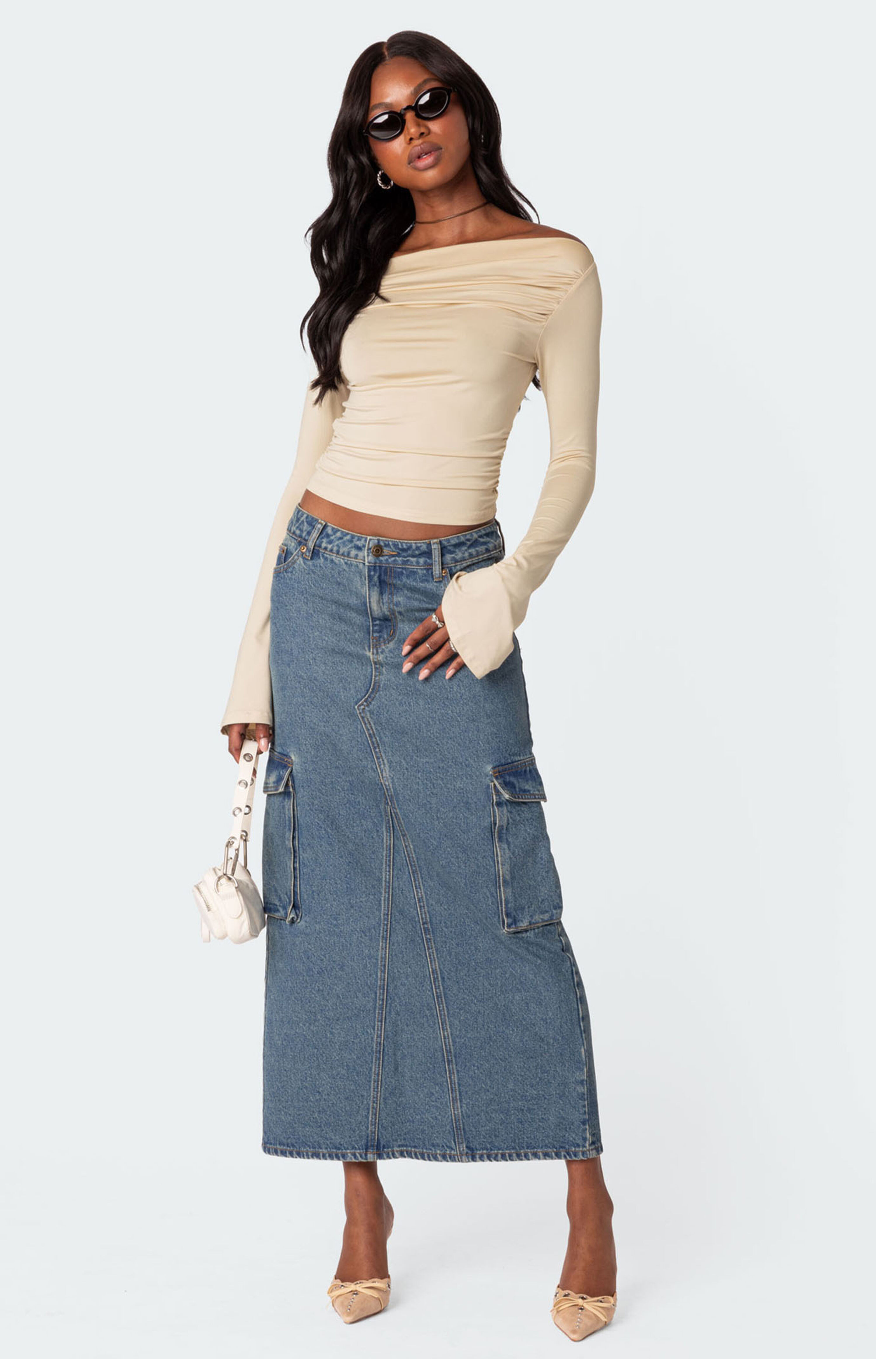 Edikted Dana Gathered Top | PacSun