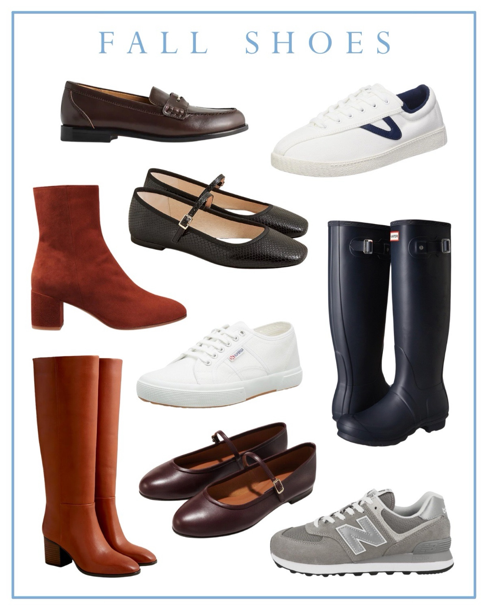 Best fall shoes for women—suede ankle boots, heeled knee high boots, Mary-Janes, rain boots, white sneakers, penny loafers, and sporty sneakers

#LTKShoeCrush #LTKStyleTip #LTKFindsUnder100