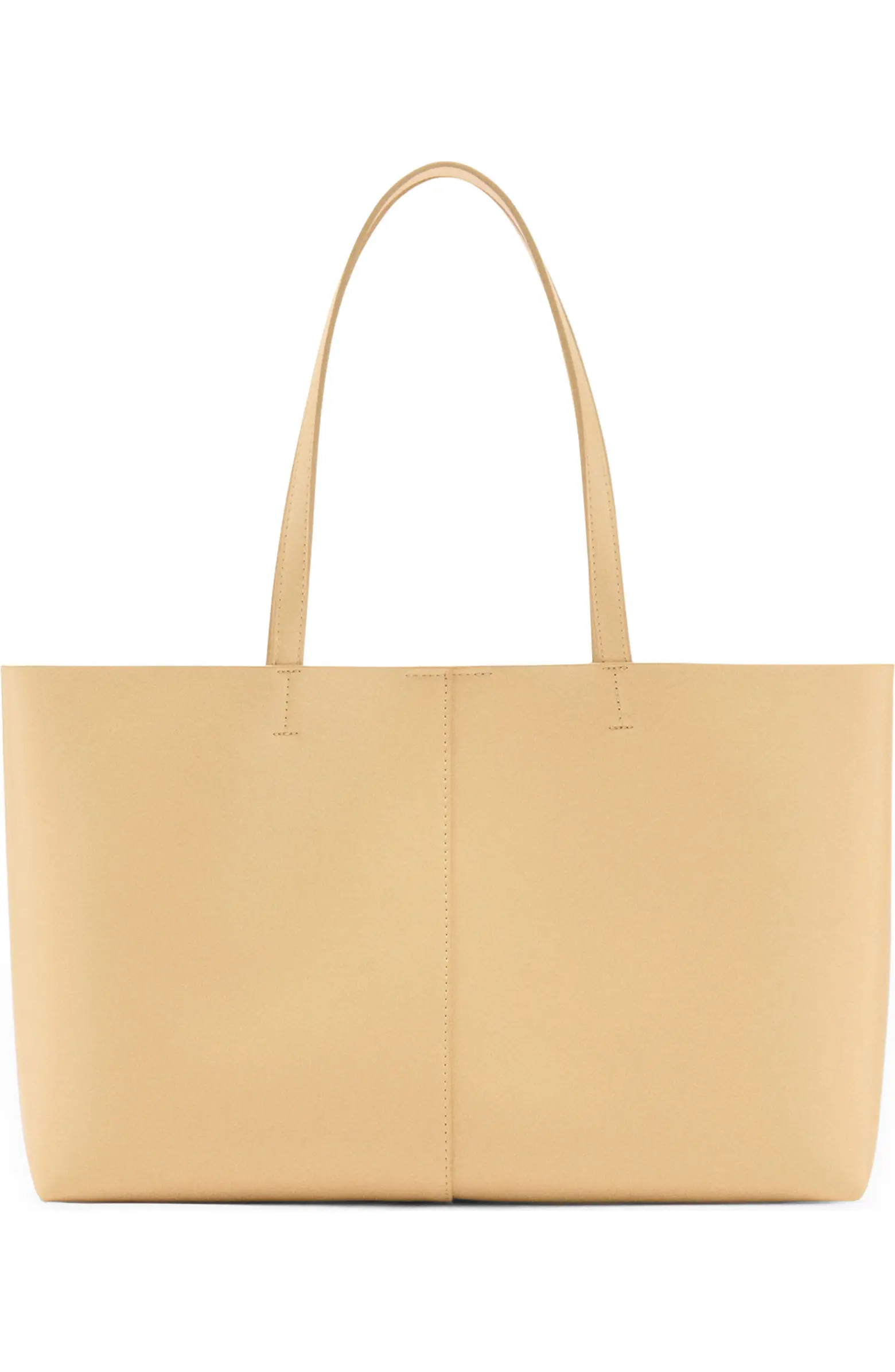 Faux Leather Shopper | Nordstrom