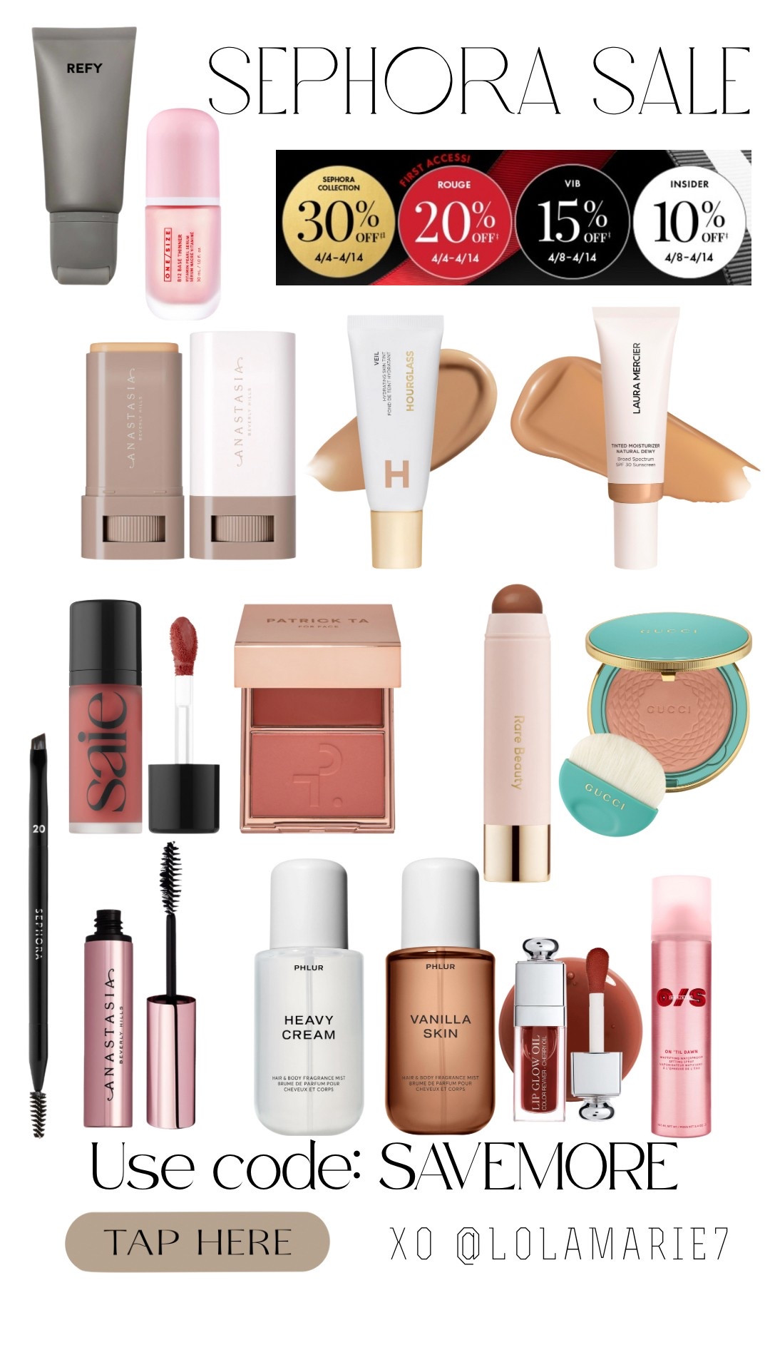 Linking some of my tries & true Sephora products! Use code SAVEMORE at checkoutt

#sephorasale 

#LTKSaleAlert #LTKBeauty