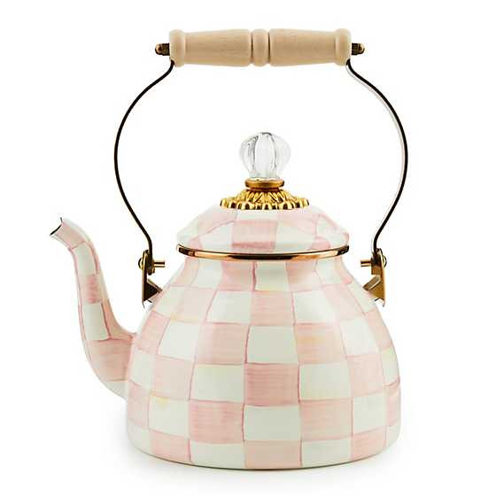 Rosy Check 2 Quart Tea Kettle | MacKenzie-Childs