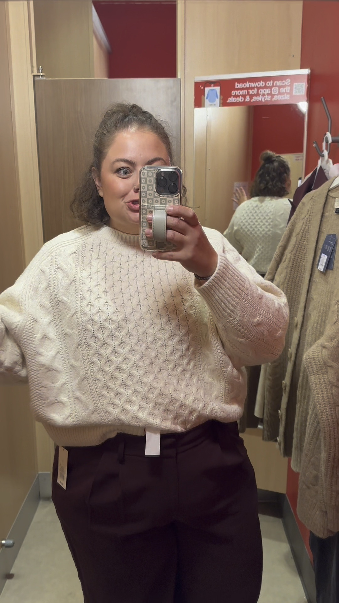 Pants & jeans size 17/18
All the sweaters are XXL

#LTKMidsize #LTKPlusSize #LTKFindsUnder50