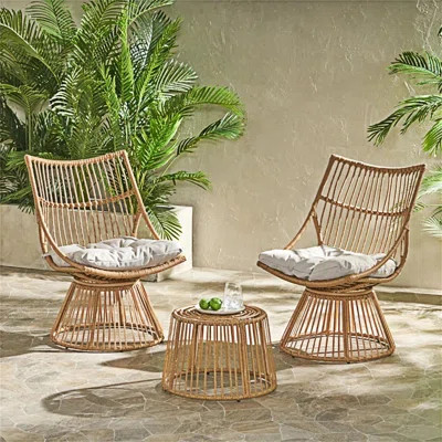Outdoor 3-Piece Patio Seating Set | Wayfair North America