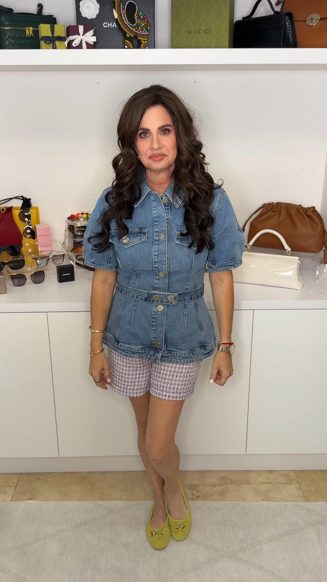 I love mixing and matching denim with anything. Top 8 , shorts are from last year but I will find other similar ones . Flats TTS and these are the best color ever ! My favorite shorts if I had to pick today are the yellow ones .

#LTKootd #LTKOver40 #LTKPetite

#LTKootd #LTKOver40 #LTKSaleAlert