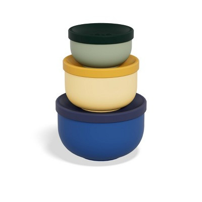 Lalo Stainless Nesting Snack Bowls - Midnight Snack - 3pk | Target