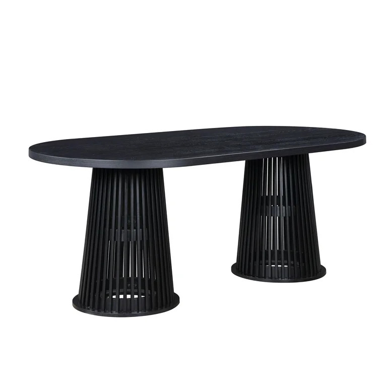 Beautiful by Drew Oval Dining Table, Rich Black | Walmart (US)