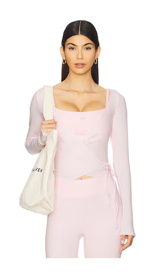 The Studio Wrap in Powder Pink | Revolve Clothing (Global)