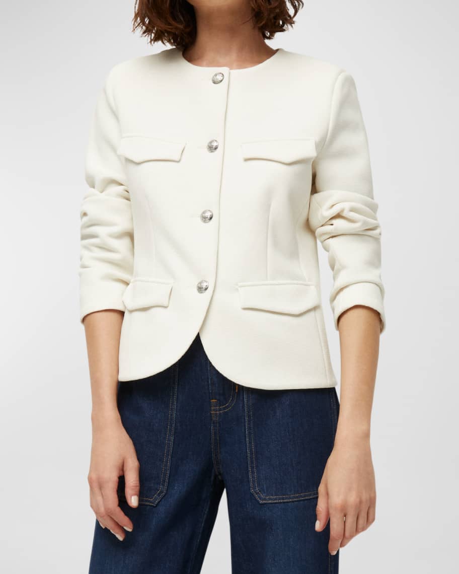 Kensington Tailored Knit Jacket | Neiman Marcus
