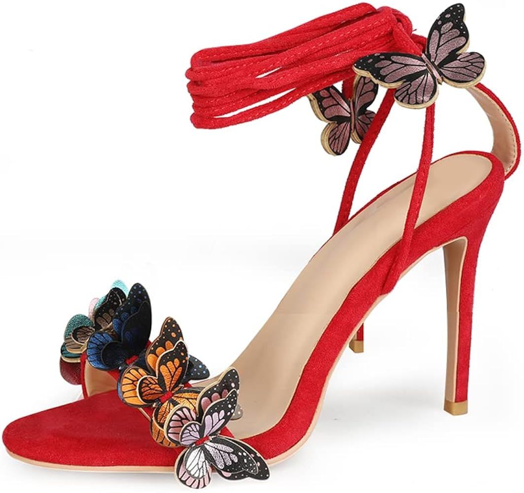 Red Butterfly Sandals | Amazon (US)