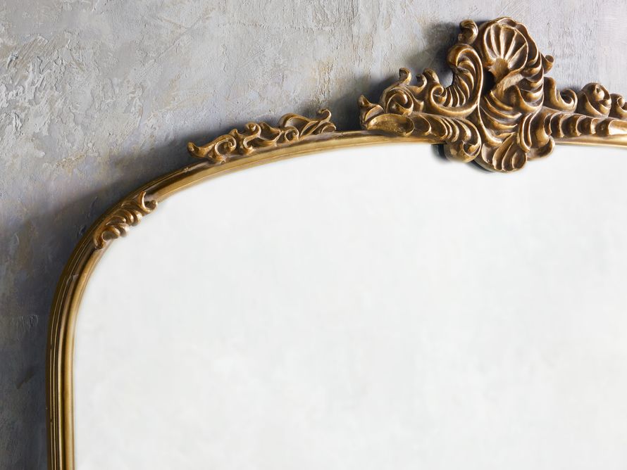 Amelie Grand Mirror in Gold | Arhaus