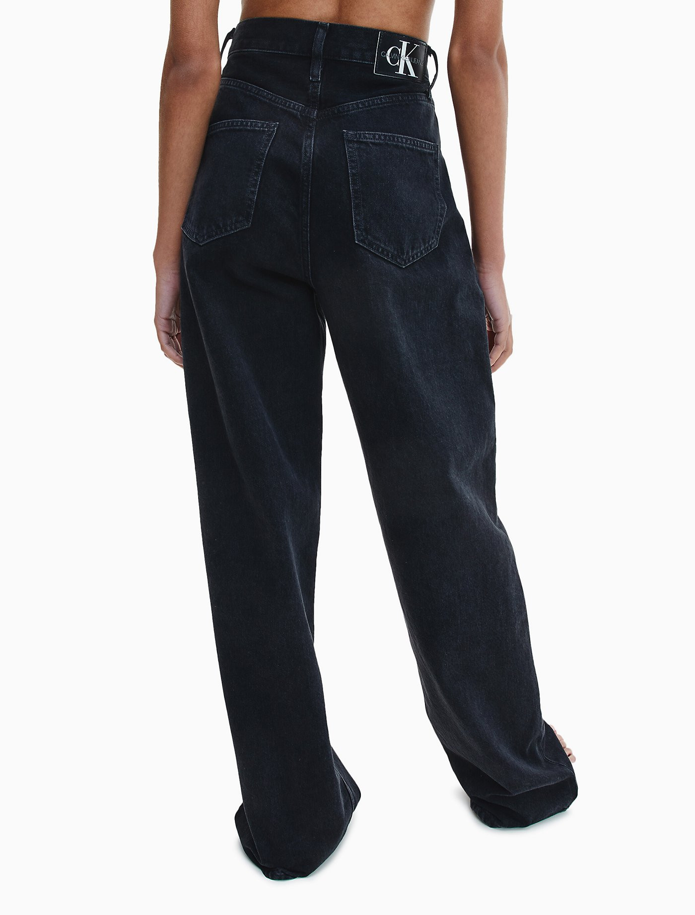 Relaxed Fit High Rise Black Jeans | Calvin Klein | Calvin Klein (US)
