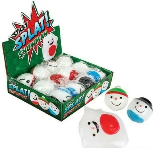 2.5" STICKY SPLAT SNOWMAN BALL (1 Random Color Per Order ) | Walmart (US)
