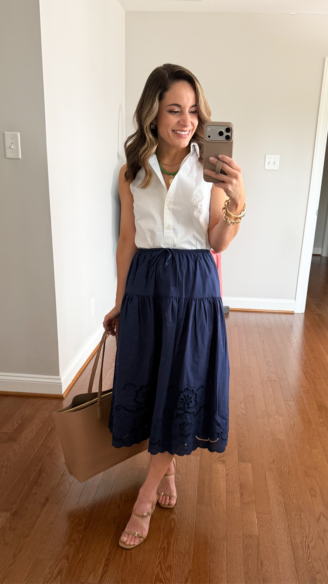 Found a great skirt at Target! 

Skirt: xxs 
Top: xxs 
Shoes: true to size