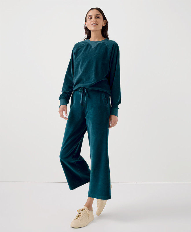 Women’s Cotton Velour Lounge Set made with Organic Cotton | Pact | Pact Apparel