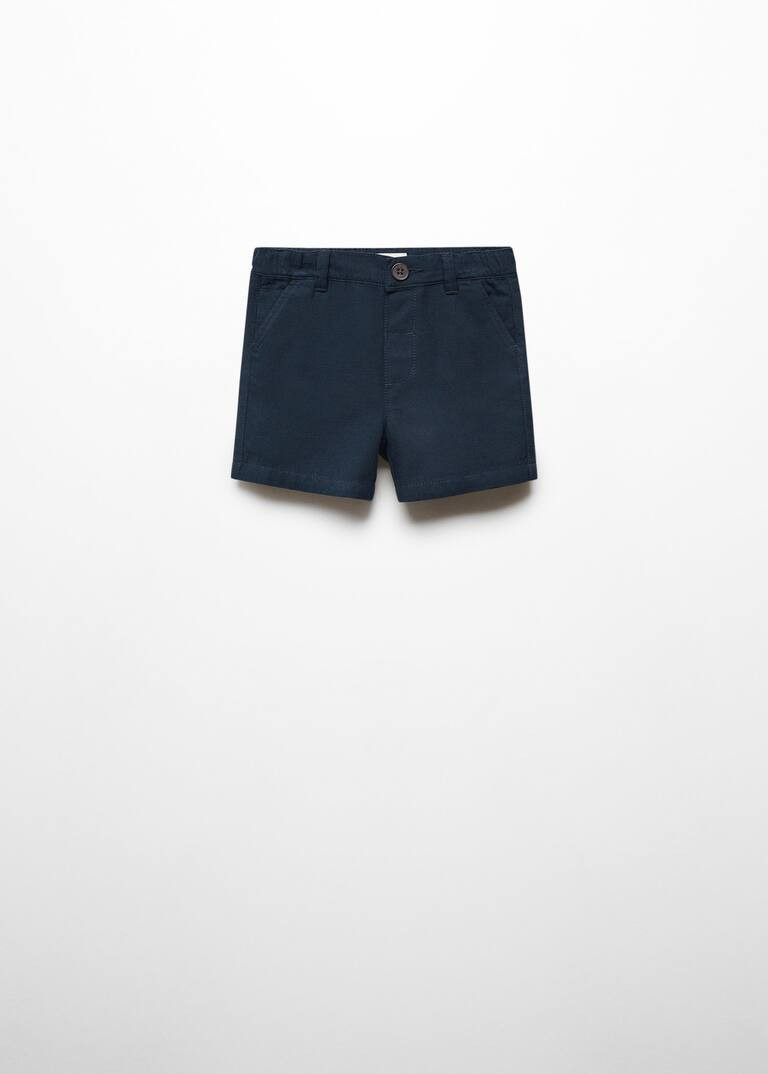 Linen-blend bermuda shorts -  Women | Mango USA | MANGO (US)