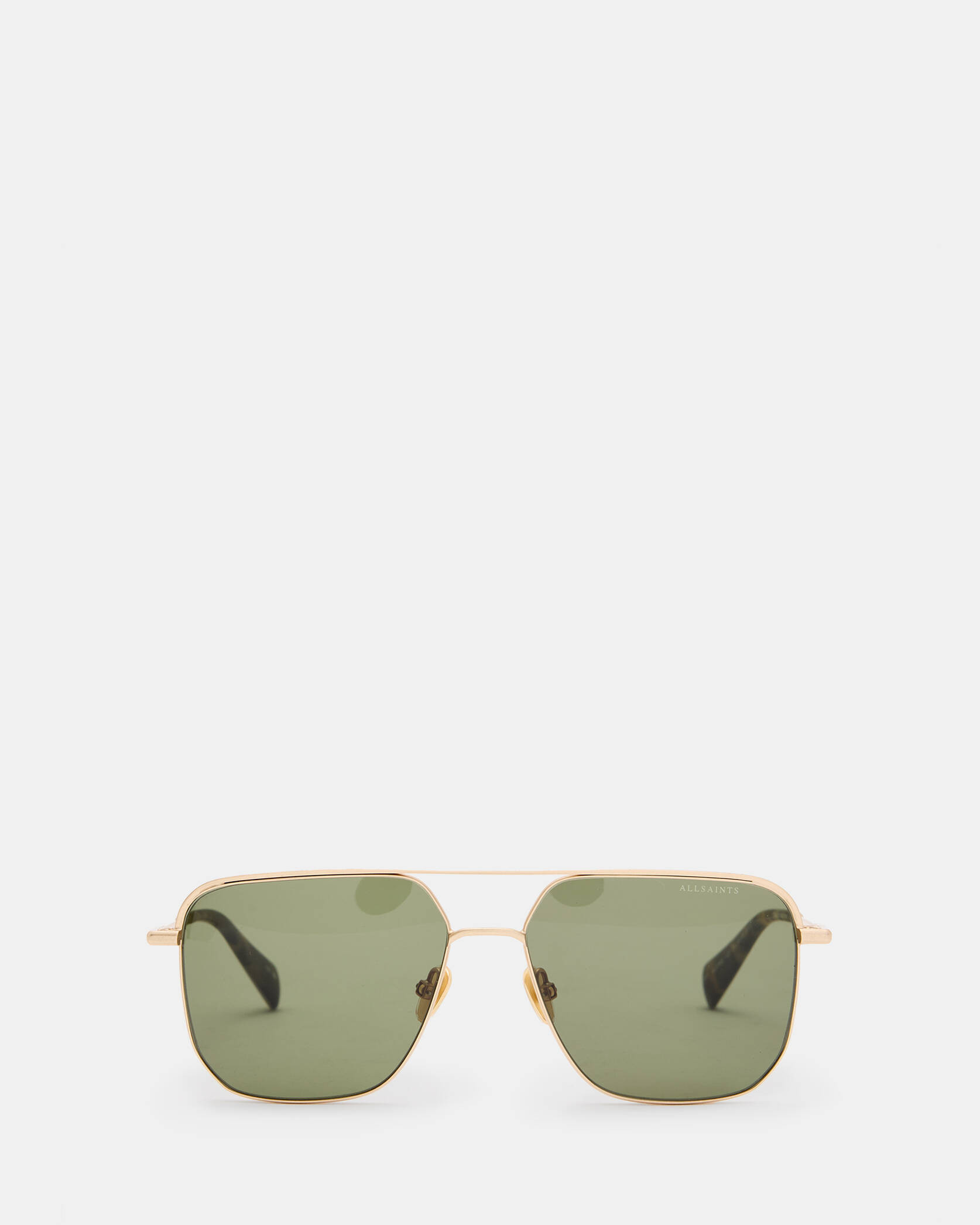 Swift Square Aviator Sunglasses Gold | ALLSAINTS US | AllSaints US