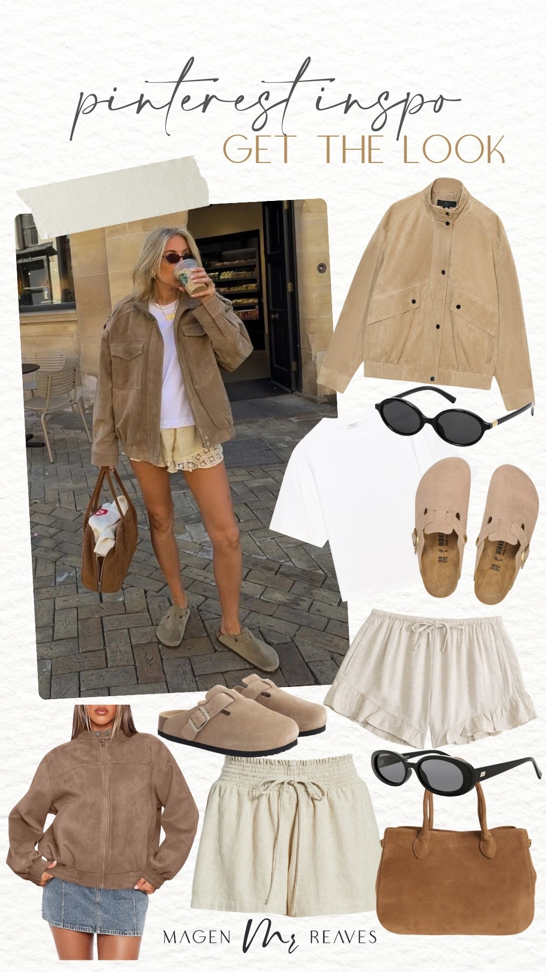 Pinterest outfit inspo!

Suede jacket, spring style, linen shorts, slip on clogs, suede bag

#LTKspring #LTKootd #LTKPetite