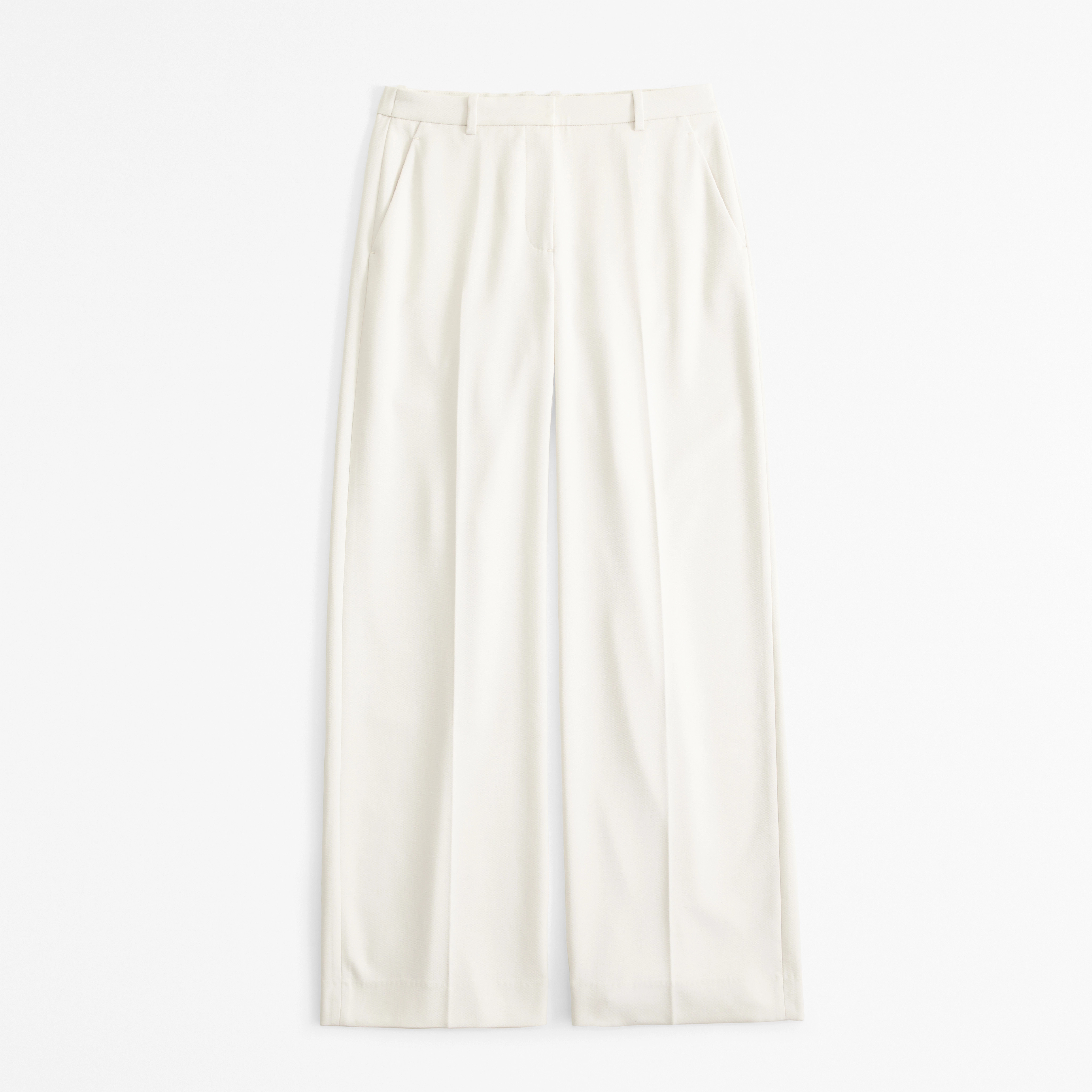 Low Rise Tailored Wide Leg Pant | Abercrombie & Fitch (US)
