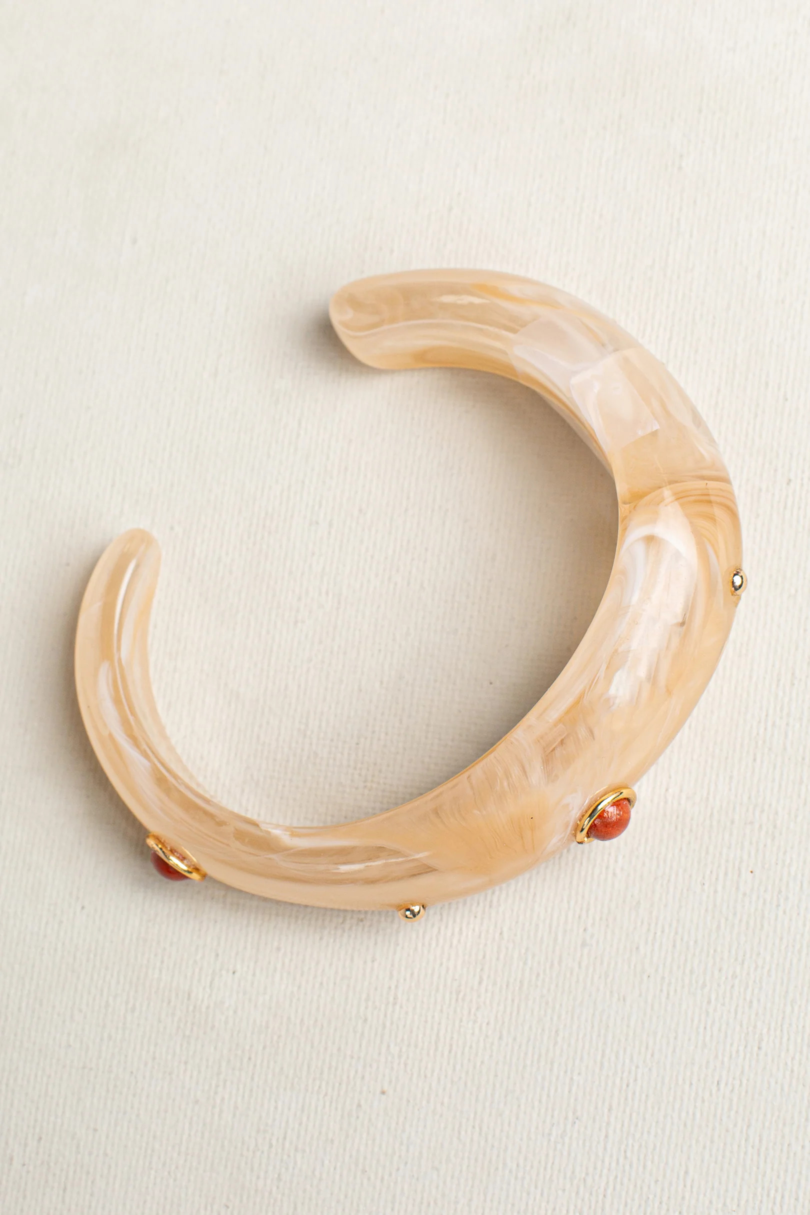 Acetate Cuff - Cream | South Moon Under