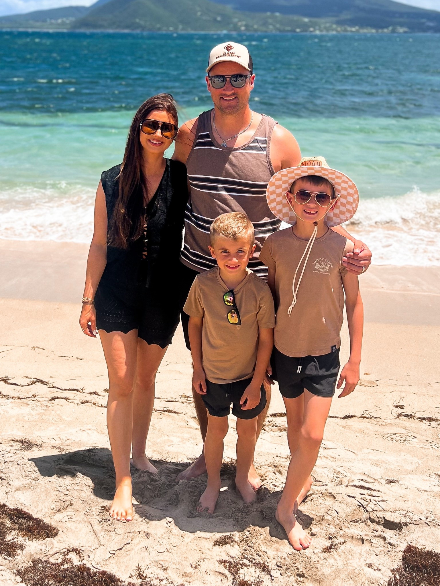 Womens
Crochet summer shorts set-small
Boys black swim trunks
Kids personalized name beach hat 
Kids sunglasses 
Men’s sunglasses 

#LTKSwim #LTKTravel #LTKKids