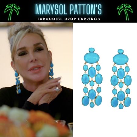 Marysol Patton’s Turquoise Drop Earrings (S5E14)